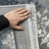 کیفیت نخ و تار و پود ضخامت طرح گل فرش خطیبی تبریز پتینه ۱۲۰۰ شانه مدل ترنج دار وینتیج کد 1210233