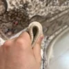 فرش خطیبی تبریز ۱۲۰۰ شانه فرش کلاسیک ترنج دار کد 1210307